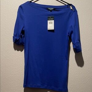 Polo by Ralph Lauren Royal Blue Women's Blouse